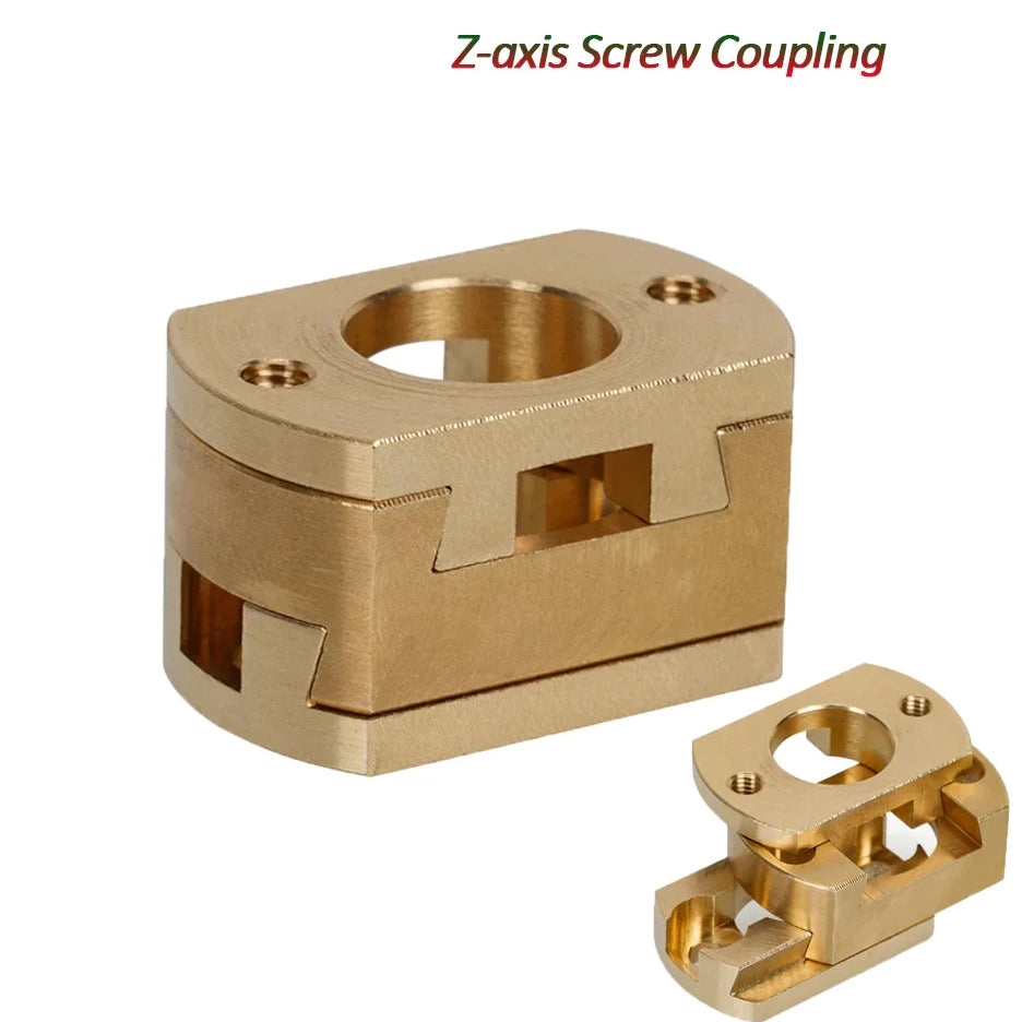 18mm Oldham Coupling Brass T8 Z-Axis Screw Coupler 18mm Oldham Coupling Brass T8 Z-Axis Screw Coupler