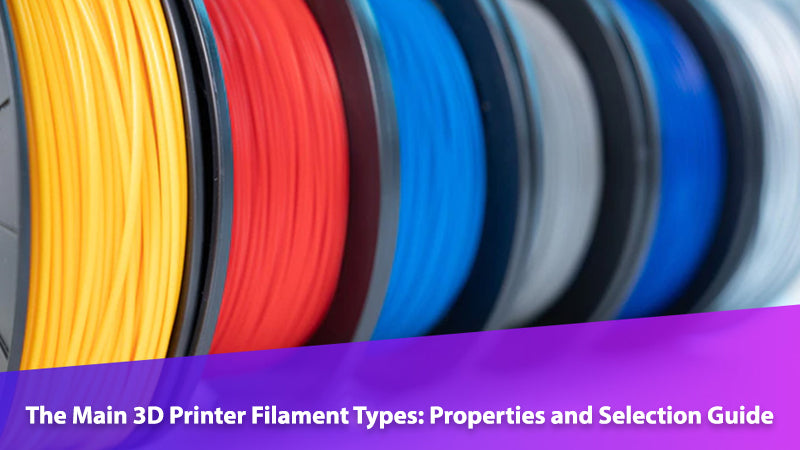 The Main 3D Printer Filament Types: Properties and Selection Guide