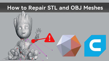 How to Repair STL and OBJ Meshes