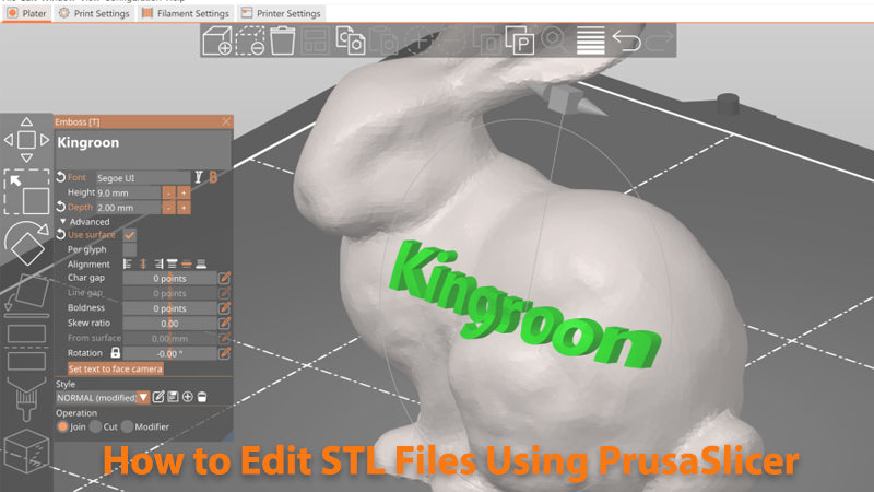 how to edit an stl file