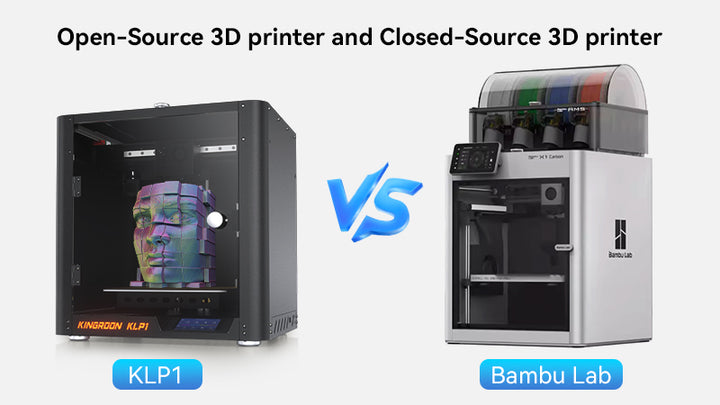Open Source 3D printer and Closed-Source 3D printer
