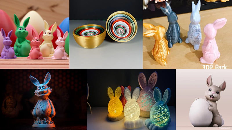 Top 10 3D Prints for Easter 2024 - Fast Print with Klipper Models