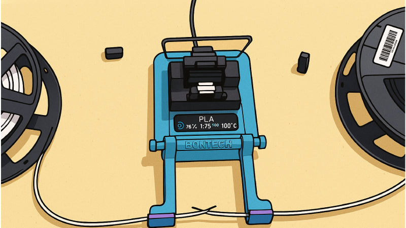 How to connect short filaments with filament connector?