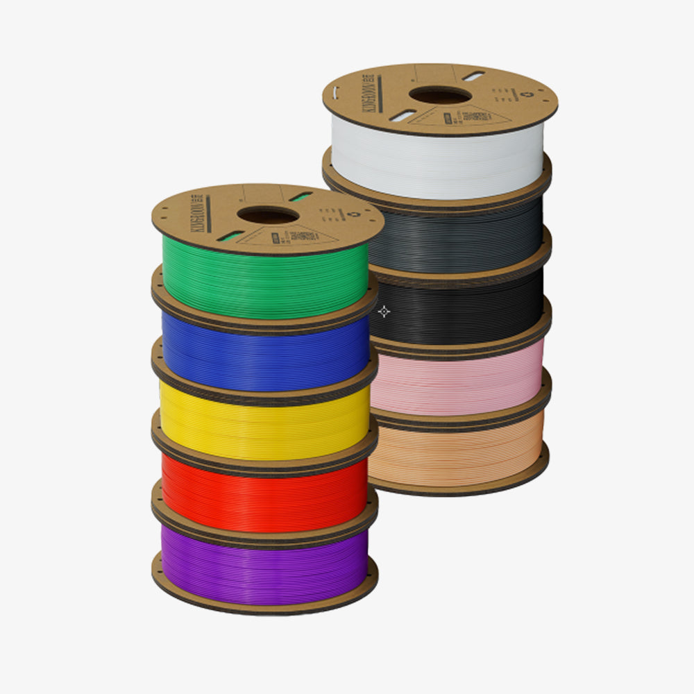 10kg 1.75mm White PLA/Mixed Color PETG/PLA 3D Printing Filament US Stock-3D Print Material-Kingroon 3D