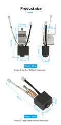 For Anycubic Kobra 3 Hotend Kit, Thermistor Heater Cartridge 0.4mm Print Head Accessory For K3 Combo Hot end, Heatsink is Option-3D Printer Accessories-Kingroon 3D