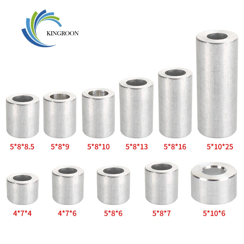 10/20PCS Aluminium Spacer Isolation Column V-slot Separate Pillar