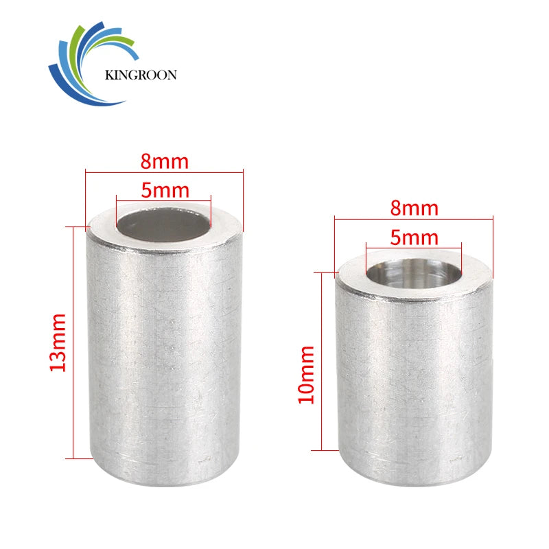 10/20PCS Aluminium Spacer Isolation Column V-slot Separate Pillar Quarantine For 3D Printer Reprap