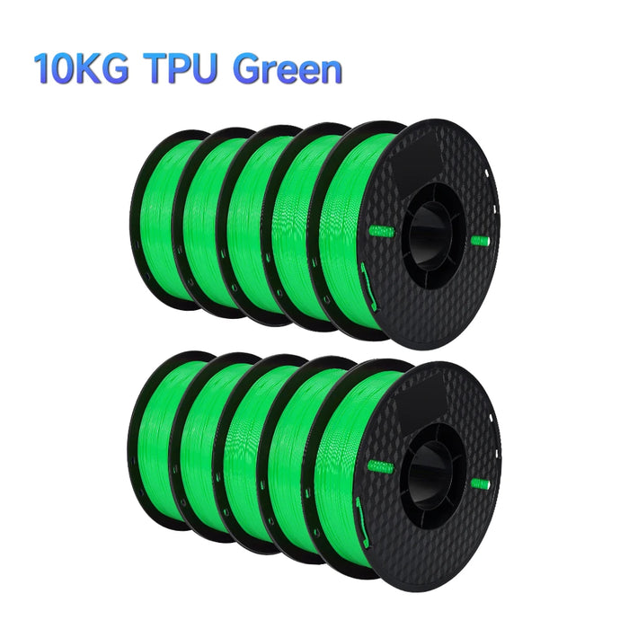 Green TPU 3D Printer Filament