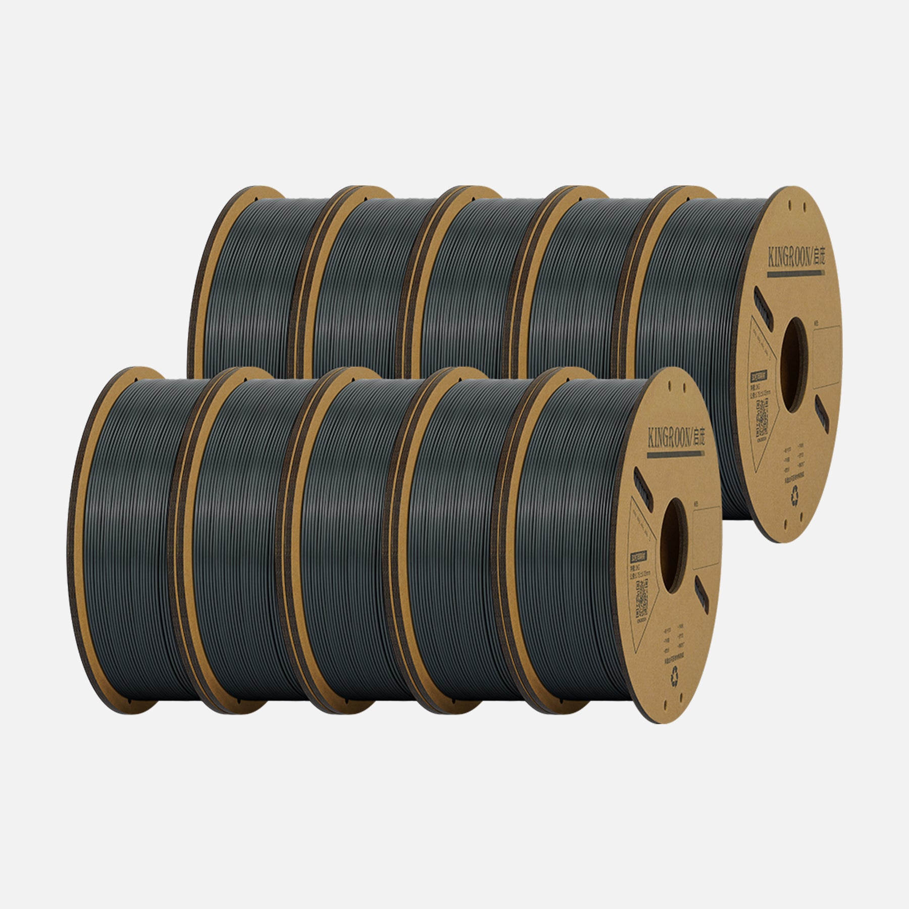 10KG PETG Filament 1.75mm-3D Print Material-Kingroon 3D