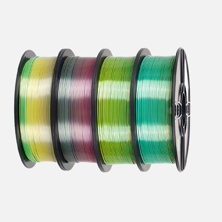 5KG Silk Rainbow PLA Filament 1.75mm EU Stock-3D Print Material-Kingroon 3D