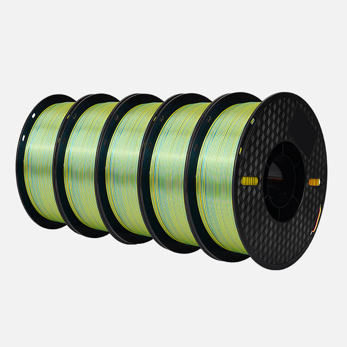 5KG Tri-color PLA Filament 1.75mm EU Stock Only-3D Print Material-Kingroon 3D