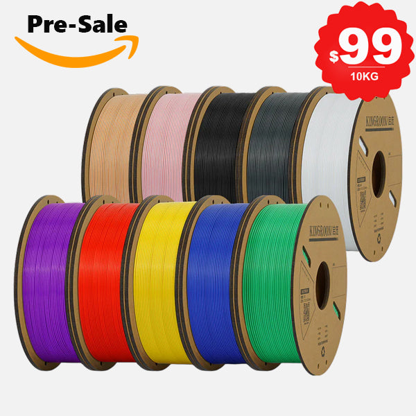 10KG Black/Mixed Color PLA/Mixed Color PETG Filament 1.75mm/KP3S Pro V2 for The US-3D Print Material-Kingroon 3D