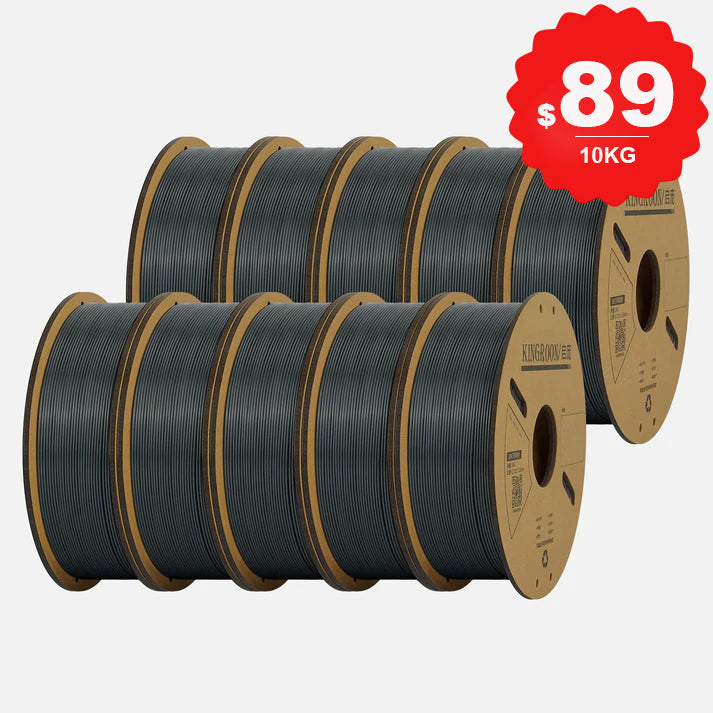 10KG Black/Mixed Color PLA/Mixed Color PETG Filament 1.75mm/KP3S Pro V2 for The US-3D Print Material-Kingroon 3D