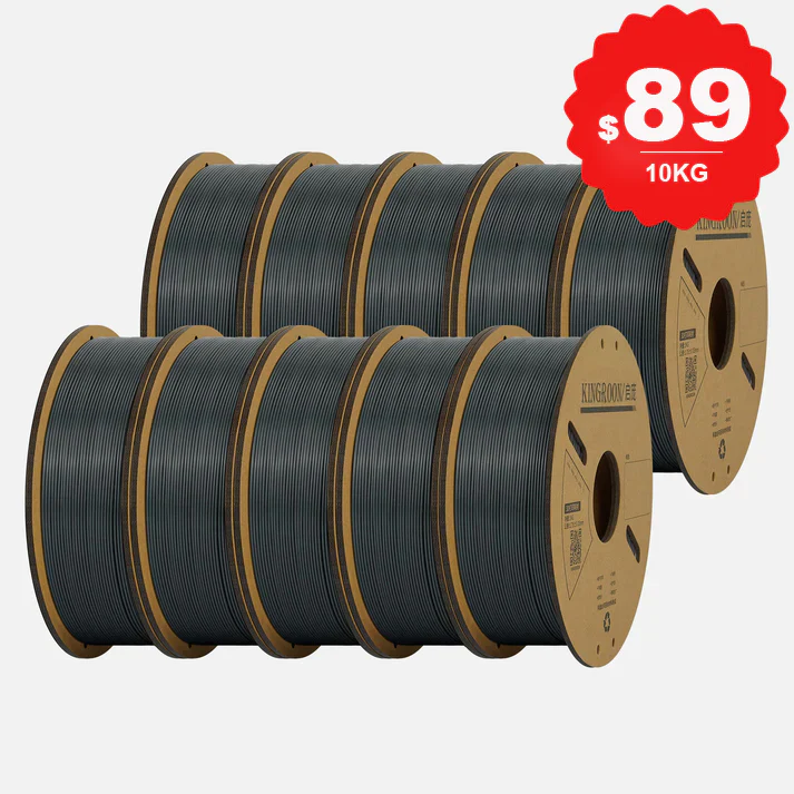 10KG Grey/Black/Mixed Color PLA/Mixed Color PETG Filament/KP3S Pro V2 1.75mm for The US-3D Print Material-Kingroon 3D