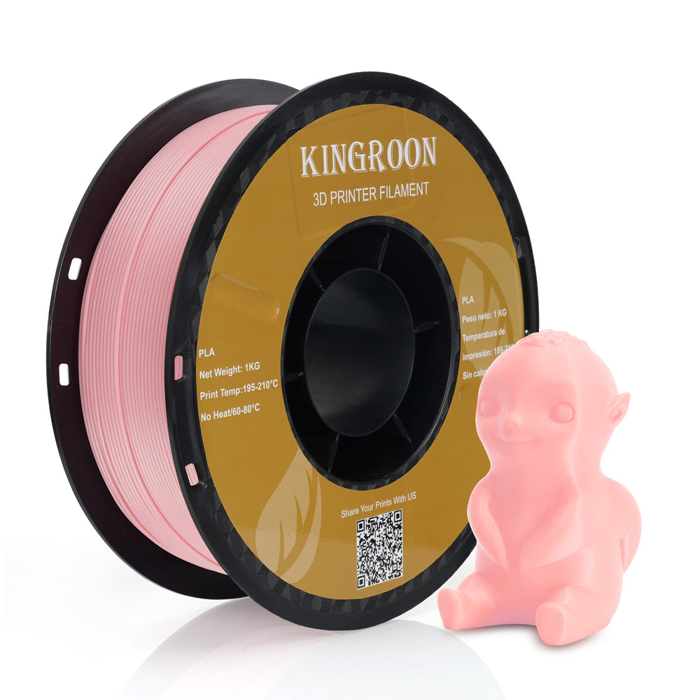 【2KG Pack】Pink PLA 3D Print Filament (FRESH)-3D Print Material-Kingroon 3D