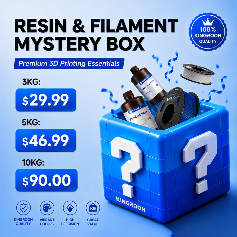 KINGROON Resin and Filaments Mystery Box