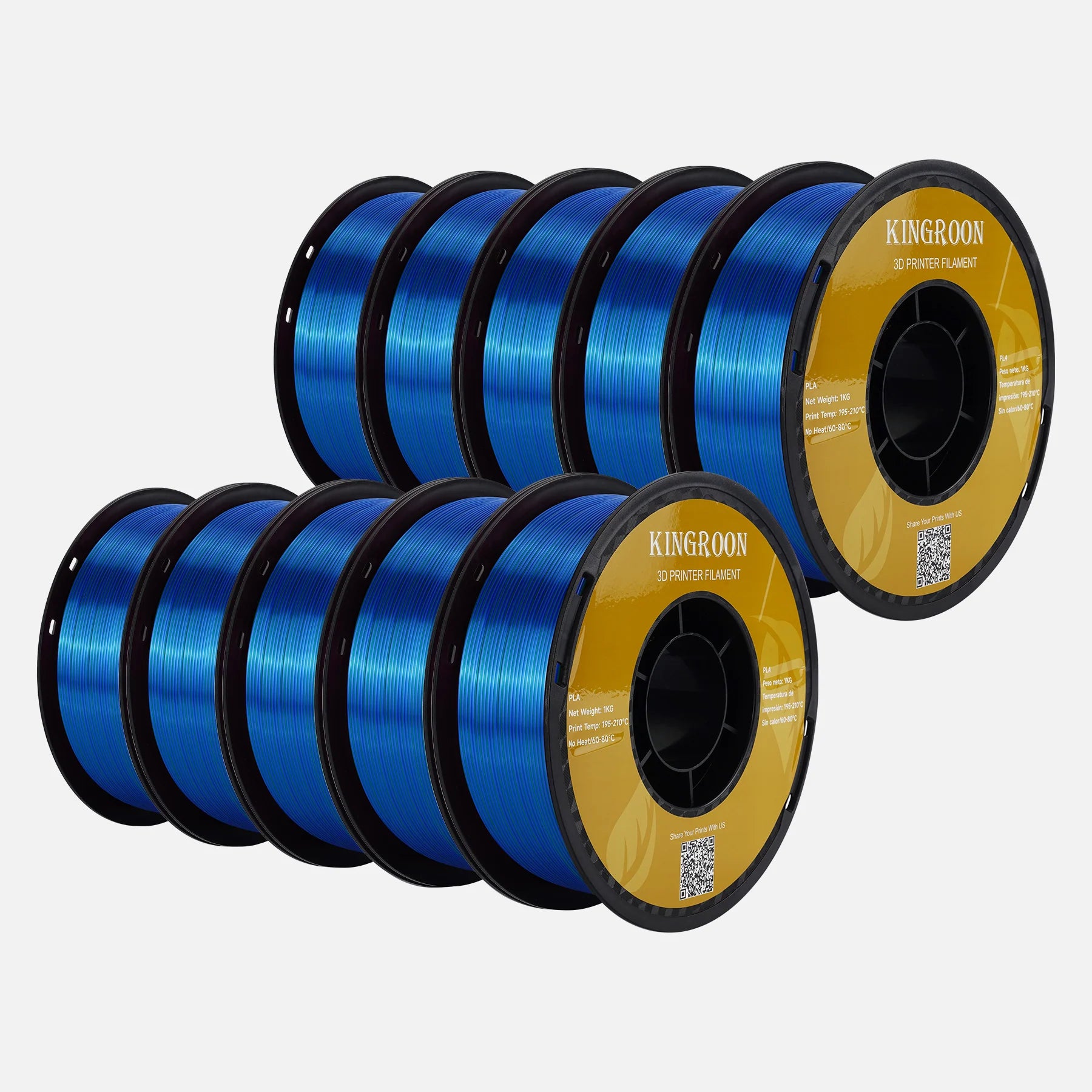 10KG PLA Filament 1.75mm For The Canada-3D Print Material-Kingroon 3D