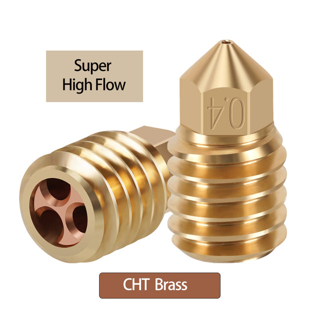 CHT Nozzles Copper Plated Brass Hardened Steel Nozzle For Bambu Lab X1 —  Kingroon 3D