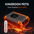 Kingroon PETG 3D Printer Filament, 10 Rolls, Dimensional Accuracy +/- 0.03 mm, 1kg Spool(2.2lbs), 1.75 mm，10KG Ten Colors Black White Grey Red Blue Green Yellow Orange Transparent Silver-Kingroon 3D