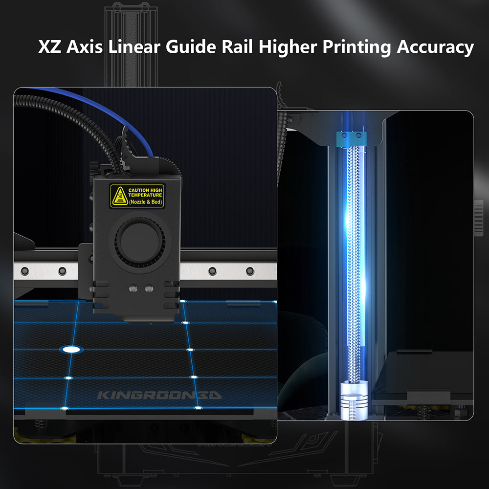 Kingroon KP3S Pro 3D Printer - Direct Drive Extruder-Kingroon 3D