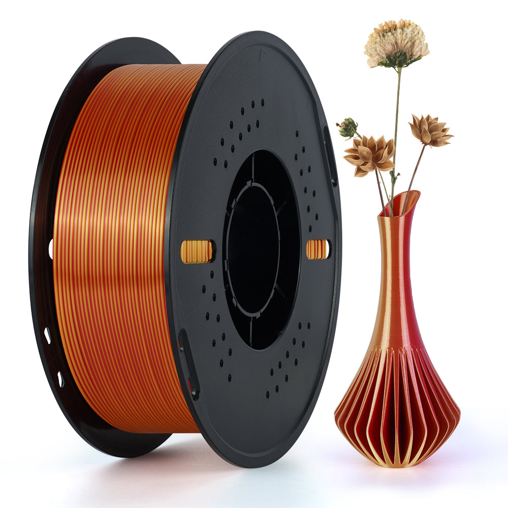 🔥 10KG Rainbow / Silk Tri-color PLA 3D Printing Filament-3D Print Material-Kingroon 3D