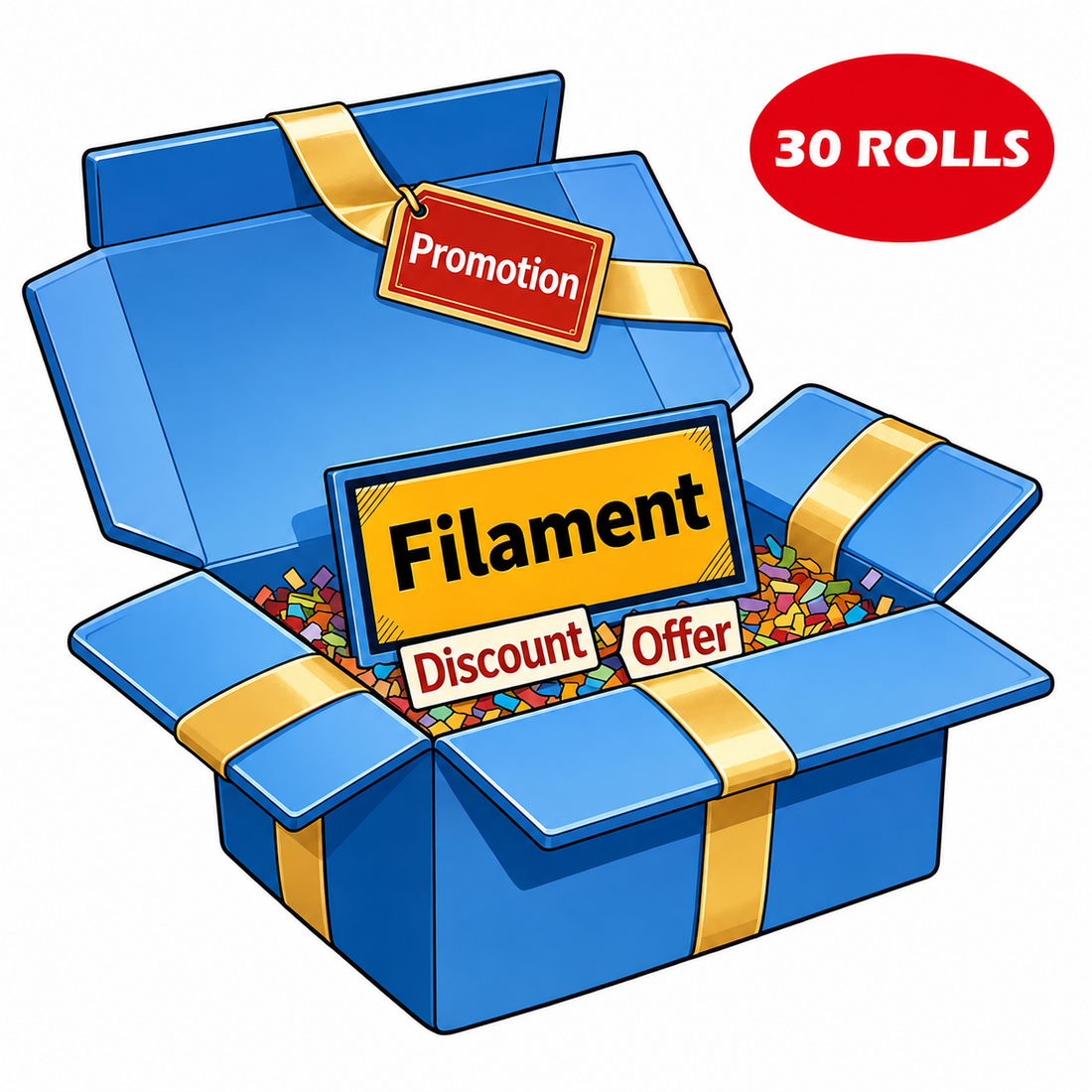 KINGROON Random Filament (30 Pack)-PLA-Kingroon 3D