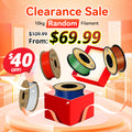 10KG Random Filament 1.75 mm (Clearance Sale)-Kingroon 3D