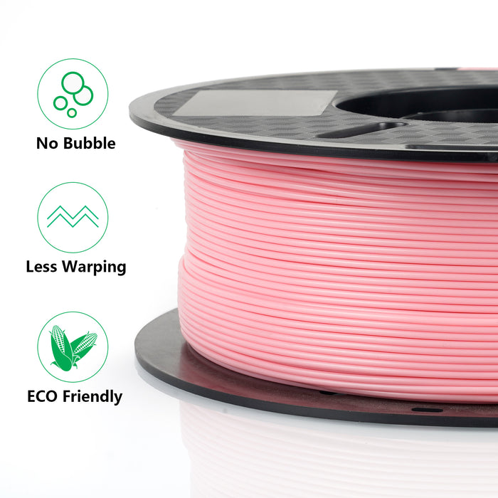 【2KG Pack】Pink PLA 3D Print Filament (FRESH)-3D Print Material-Kingroon 3D