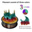 【2KG Pack】Tri-Color Silk PLA Filament - Green / Purple / Copper-3D Print Material-Kingroon 3D