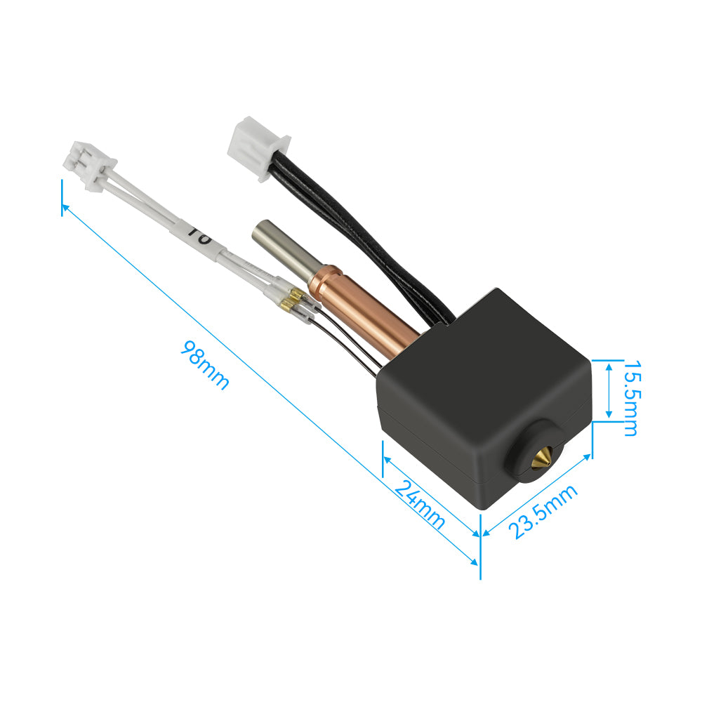 For Anycubic Kobra 3 Hotend Kit, Thermistor Heater Cartridge 0.4mm Print Head Accessory For K3 Combo Hot end, Heatsink is Option-3D Printer Accessories-Kingroon 3D