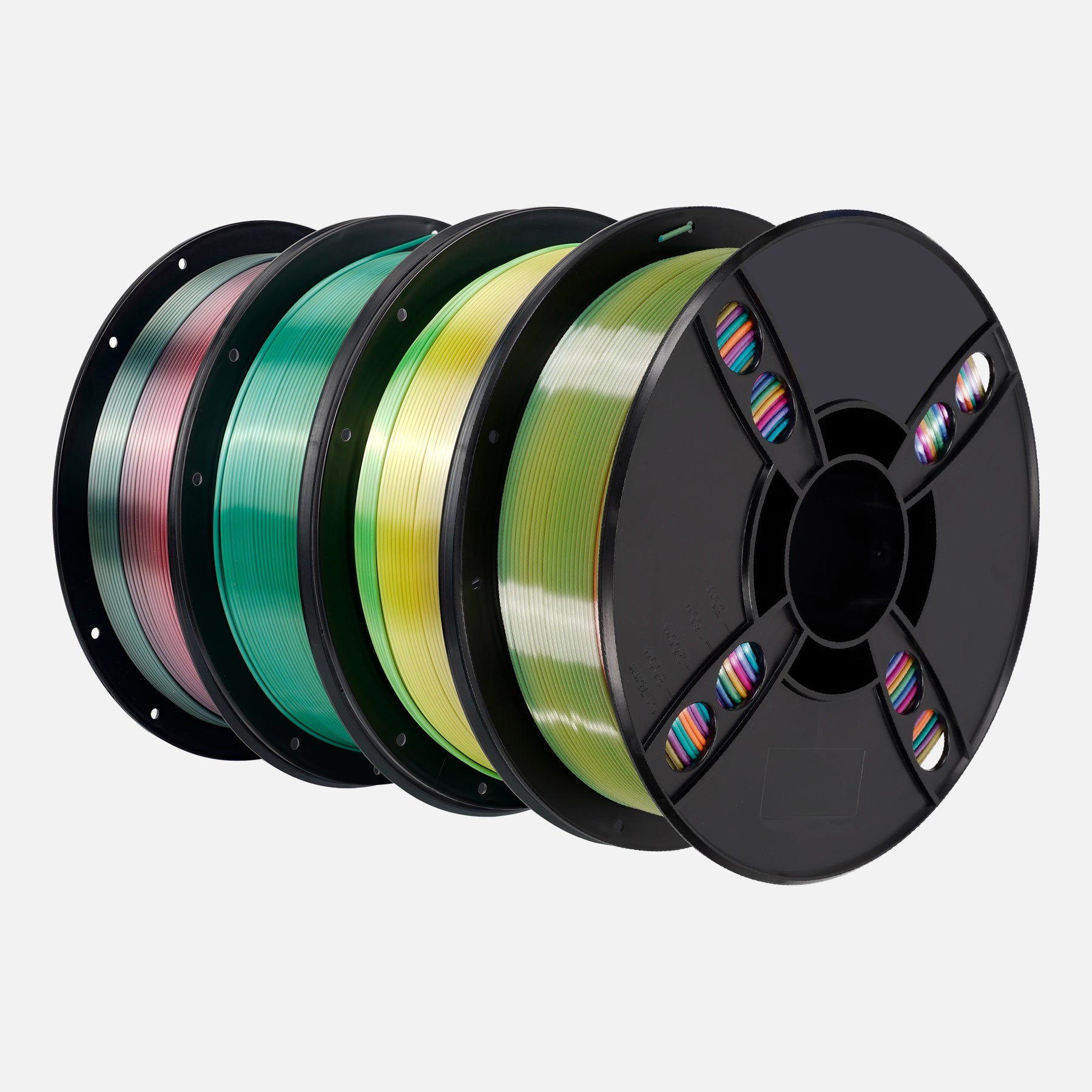 🔥 Silk Rainbow PLA Filament-3D Print Material-Kingroon 3D