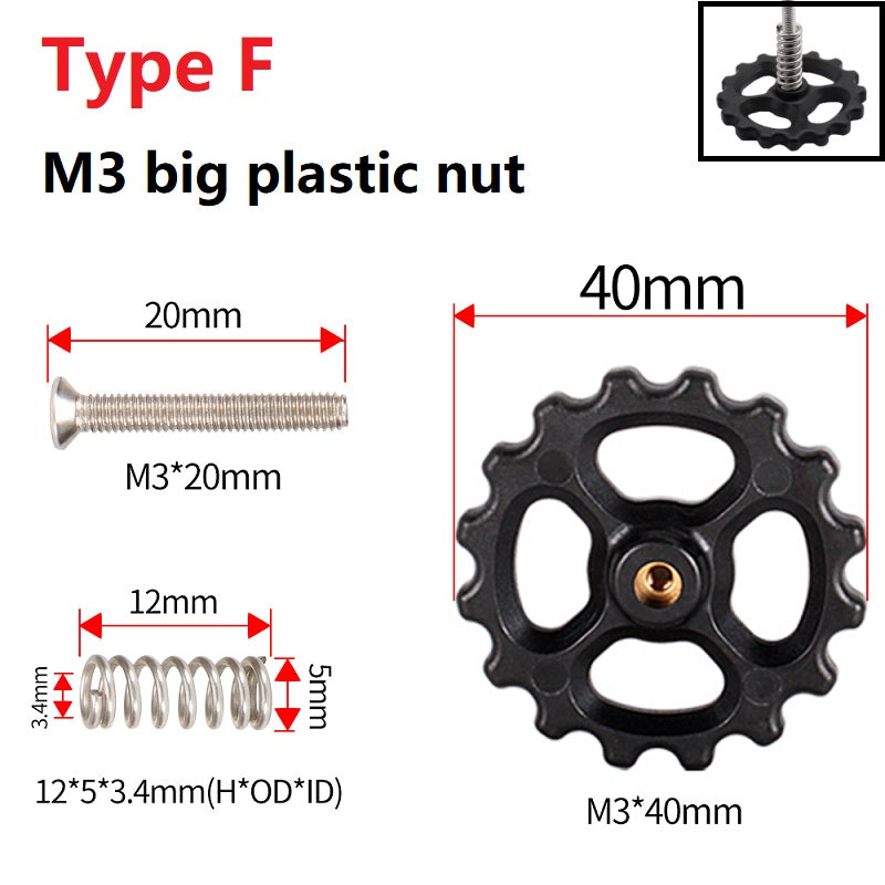 4SETS M3/M4 Screws Nuts Heat Bed Leveling Spring Knob 3D Printers Printer Calibration Accessories-3D Printer Accessories-Kingroon 3D