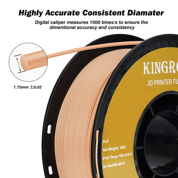 [Buy 2 Get 1 free] Kingroon 1KG PLA 1.75 mm 3D Printer Filament Bundles  Spool
