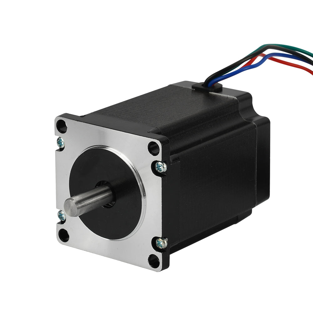 Stepper 57 Motor 45mm 56mm 64mm 76mm 82mm Height Square Motors With 1 Meter Cable Black 3D Printer Parts , No Terminal-3D Printer Accessories-Kingroon 3D