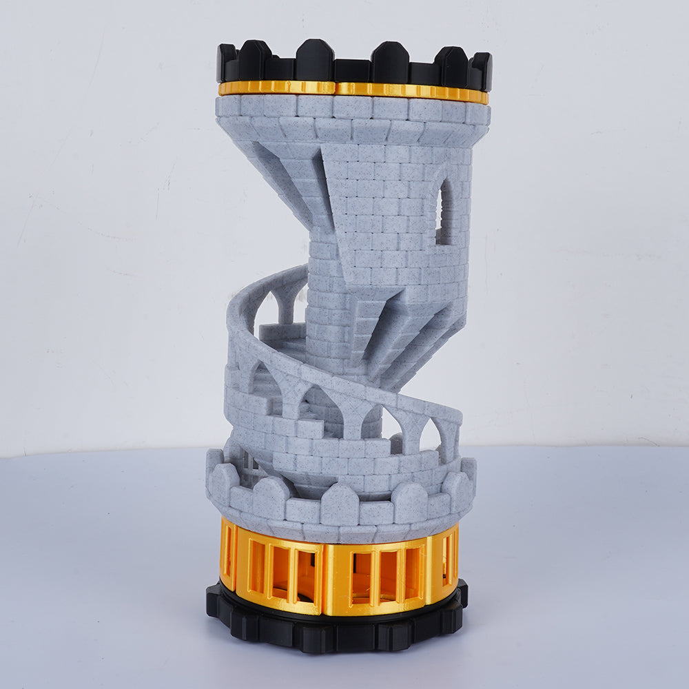 Mechanical Dice Tower by 3DTechDesigns – Unique 3D Printed Game Accessory for RPG and Tabletop Games-Kingroon 3D