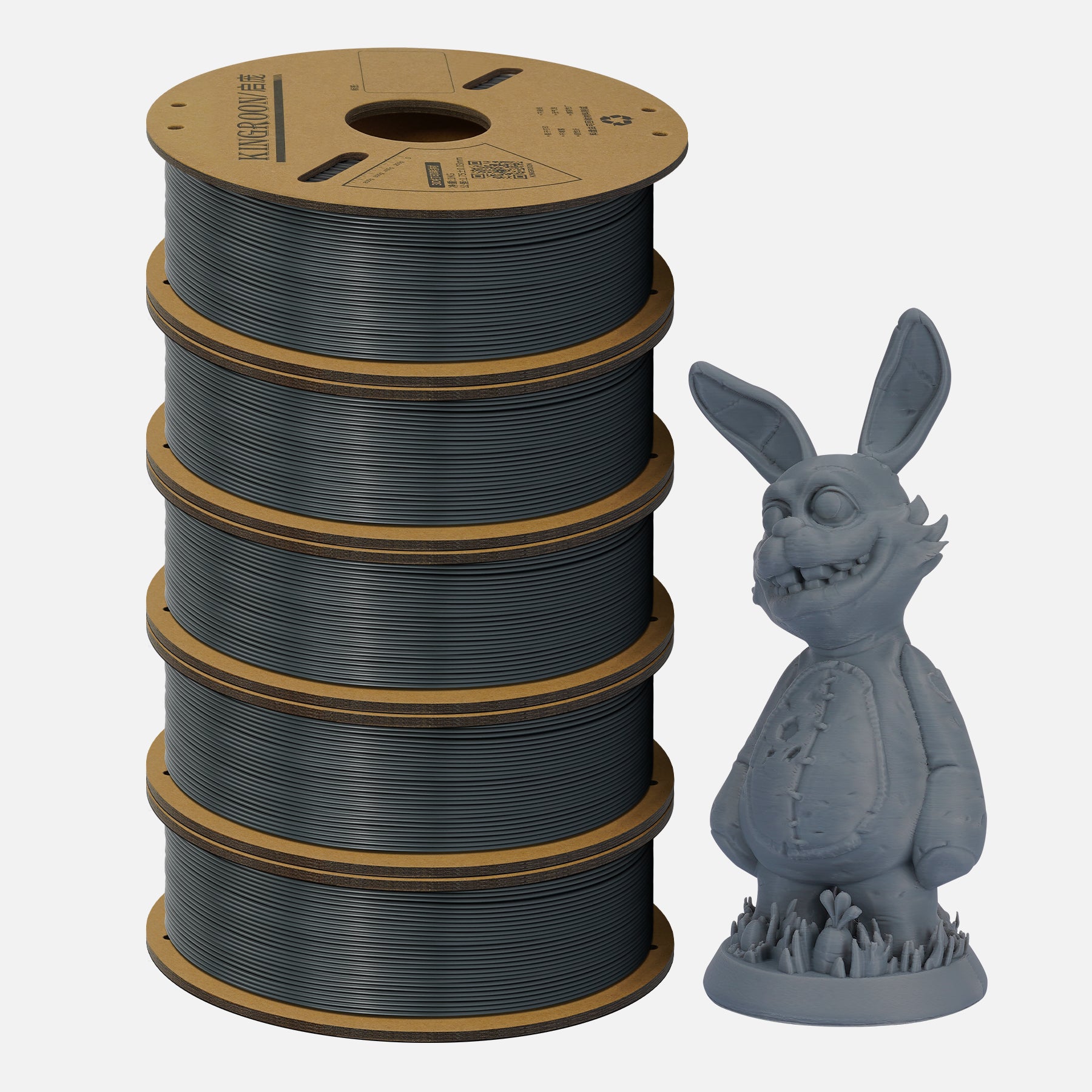 KINGROON PLA 3D Printer Filament 1.75mm with Excellent Quality (backup)-3D Print Material-Kingroon 3D