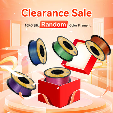 10KG Silk Multicolor PLA Color Filament 1.75 mm (Clearance Sale)-Kingroon 3D