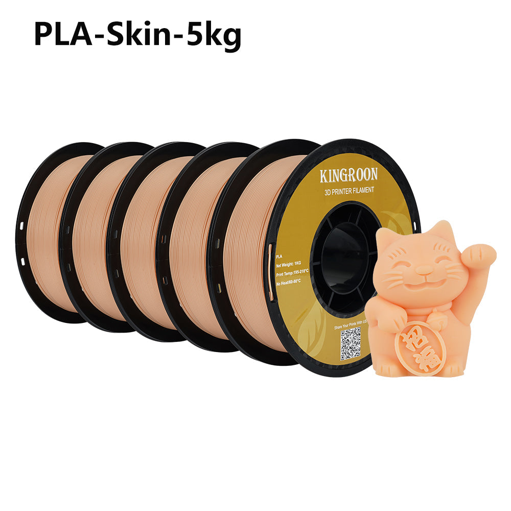 KINGROON PLA Filament 1.75mm 5KG PLA For 3D Printer, Standard 1kg/roll 3D Printing Filaments Mix Color Local Shipping-3D Print Material-Kingroon 3D