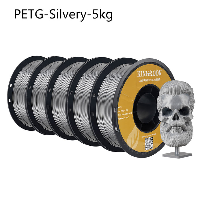 10KG PETG Filament 1.75mm 3D Print Materials — Kingroon 3D