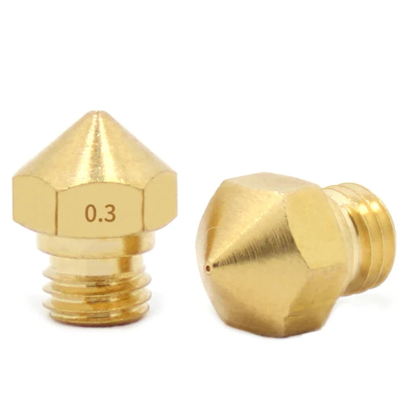 Brass MK10 Nozzle Copper M7 Thread Nozzles For 1.75mm Filament-3D Printer Accessories-Kingroon 3D