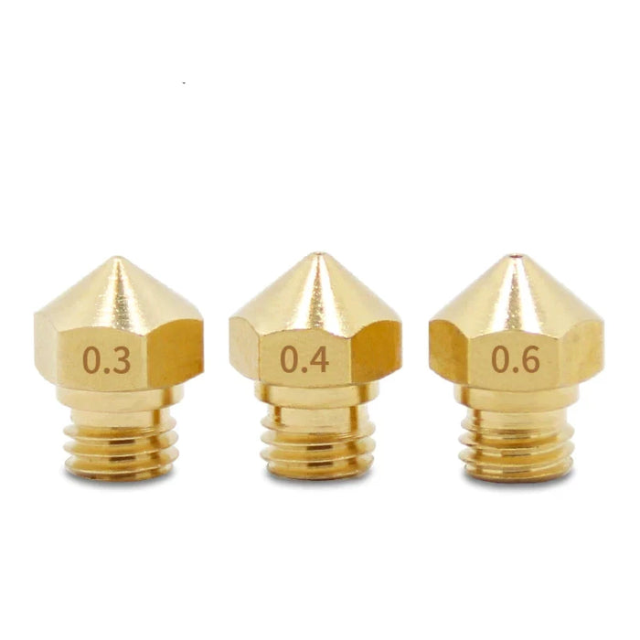 Brass MK10 Nozzle Copper M7 Thread Nozzles For 1.75mm Filament