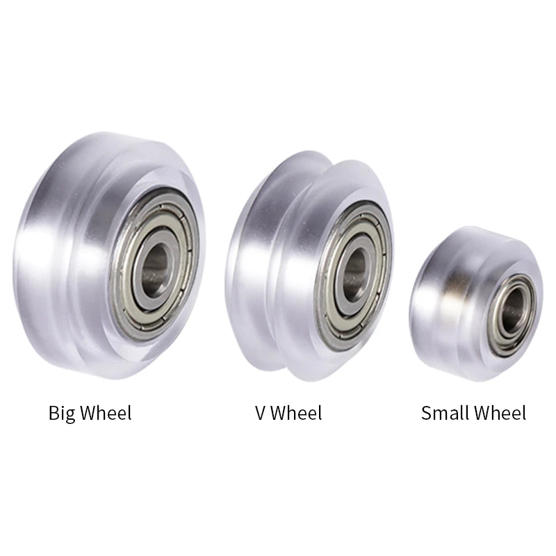 V Solid POM wielen OD 24 mm wielen Gantry Pulley dubbele lagers voor Ender 3 V2 V Solid POM wielen OD 24 mm wielen Gantry Pulley dubbele lagers voor Ender 3 V2
