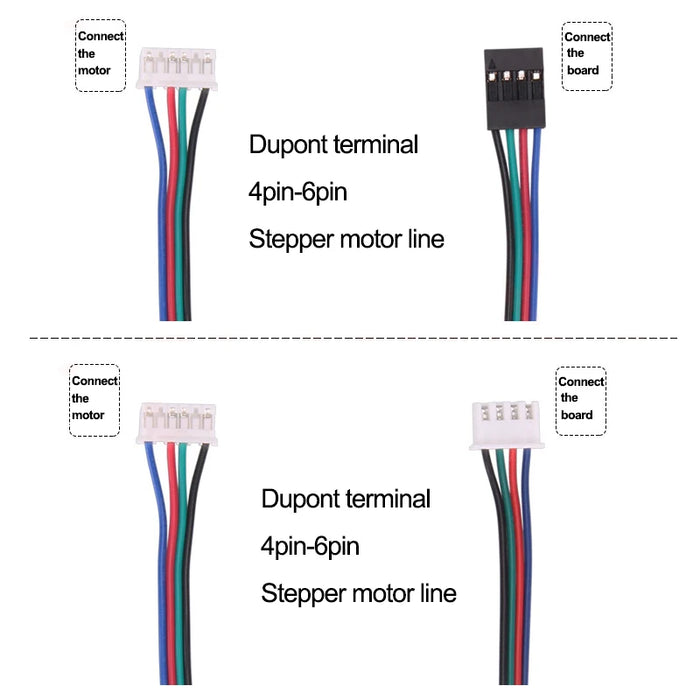 Stepper Motor 2 Meter Cable Dupont 4 Pin