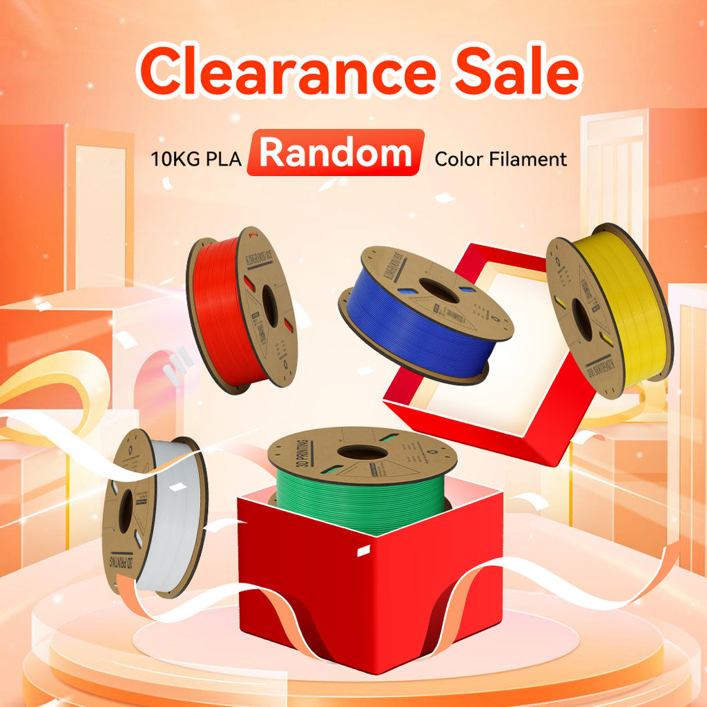Kingroon KINGROON 10KG PLA Filament — Multicolor (10kg) by Kingroon