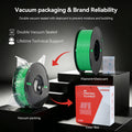 Kingroon PETG 3D Printer Filament, 10 Rolls, Dimensional Accuracy +/- 0.03 mm, 1kg Spool(2.2lbs), 1.75 mm，10KG Ten Colors Black White Grey Red Blue Green Yellow Orange Transparent Silver-Kingroon 3D
