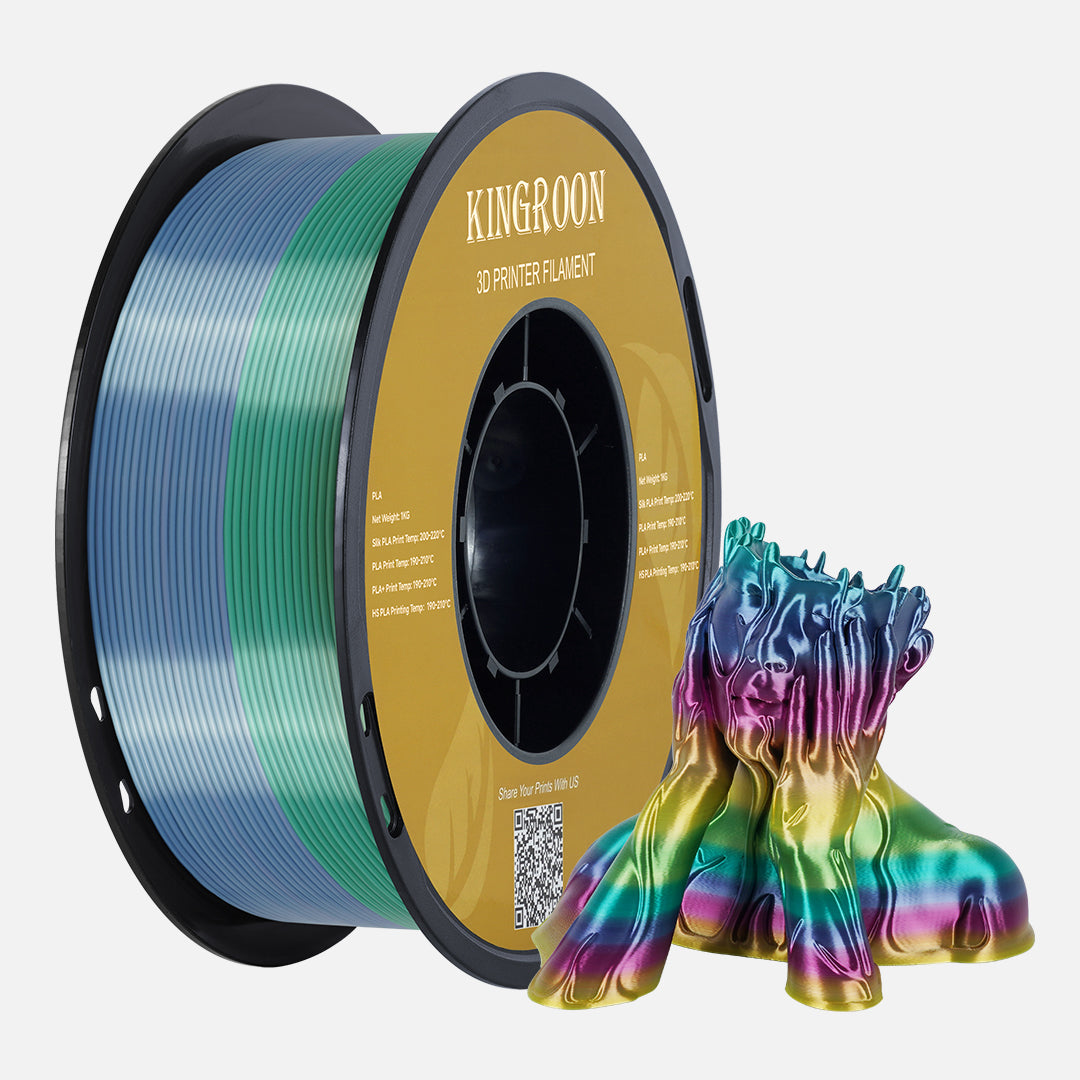【新着商品】Kingroon PLAフィラメント、三色シルクPLAフィラメント1 KINGROON Silk Multicolor PLA