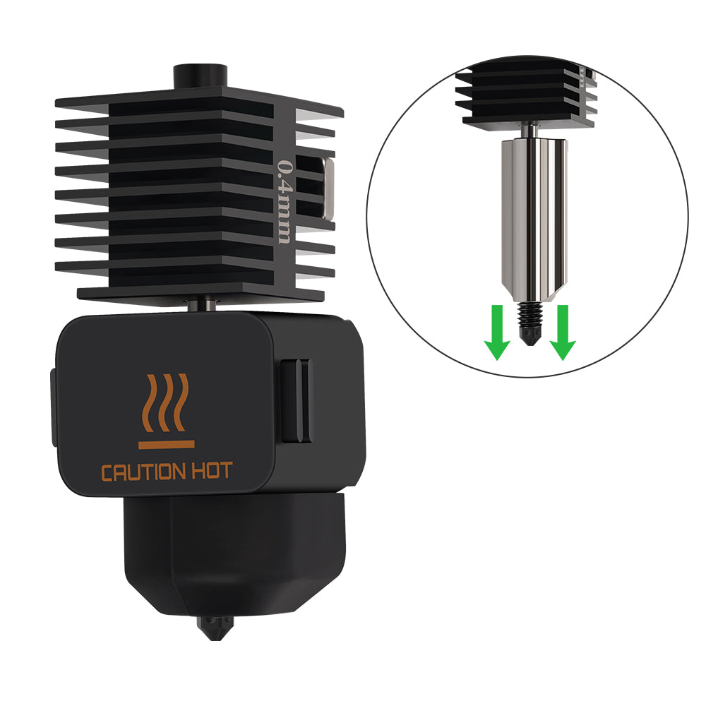 Bambu Lab A1 Mini Hotend with Hardened Steel Nozzle-3D Printer Accessories-Kingroon 3D