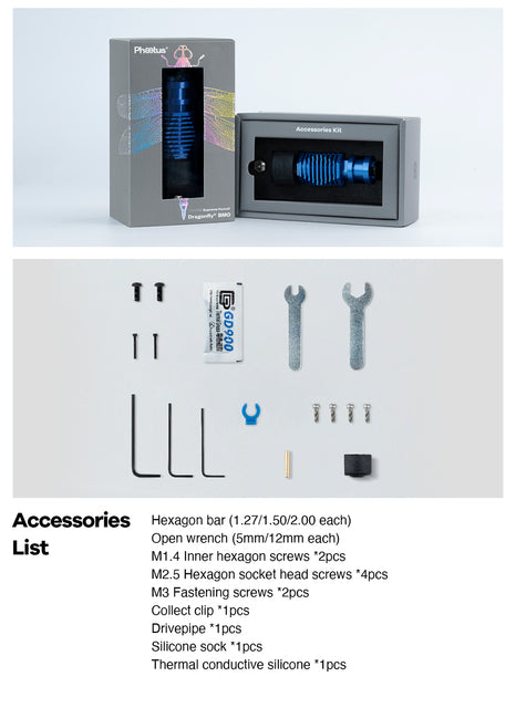 BMO BMS Dragonfly Hotend Bimetal Heatbreak Throat For Titan Bowden Extruder V6 Hotend Prusa Aquila ENDER 3-3D Printer Accessories-Kingroon 3D