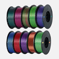 🔥Silk Multicolor PLA 3D Printing Filament-PLA Silk-Kingroon 3D