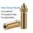 For Creality K1 Volcano Brass Nozzle M6 Thread 0.2/0.4/0.6/0.8mm For 1.75mm Filament For K1/K1Max/ Vyper/ Sidewinder